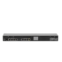 RouterBoard, CPU 2 Núcleos, 10 Puertos Gigabit Ethernet, 1 Puerto SFP, 1 GB Memoria, Licencia Nivel 5, Montaje Rack