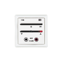 Módulo De Entrada Para Señal De Audio Auxiliar Con Encendido/Apagado Y Regulación De Volume, Color Blanco