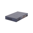 Switch PoE+ / Distancia 250 Metros / 8 Puertos + 2 Combo TP/SFP Gigabit y Pantalla LCD Para Monitoreo