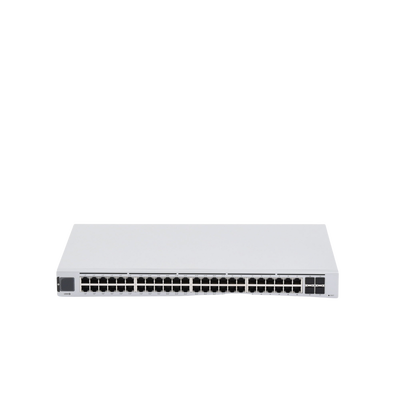UniFi Switch USW-48-POE, Capa 2 de 48 puertos (32 puertos PoE 802.3af/at + 16 puertos Gigabit) + 4 puertos 1G SFP, 195W, pantalla informativa