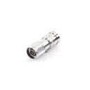 Conector N Macho de Compresion, en linea para LMR-400, CNT-400, RG-8/U, RF-400, Plata/Oro/Teflón.