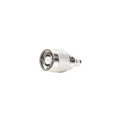 Conector TNC Macho Inverso de Anillo Plegable para Cables LMR-240, RG-8/X, Níquel/ Oro/ Teflón.