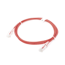 Cable de Parcheo Slim UTP Cat6 - 2 m Rojo Diámetro Reducido (28 AWG)