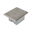 Caja de Piso con Contacto Eléctrico (Duplex), Resistente al Agua, IP66 (Con Tapa Cerrada) (11000-53201)