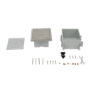 Caja de Piso con Contacto Eléctrico (Duplex), Resistente al Agua, IP66 (Con Tapa Cerrada) (11000-53201)
