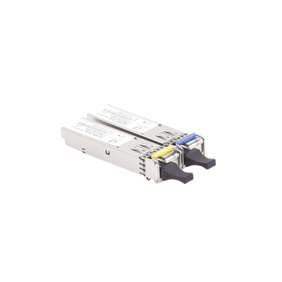 UFiber Módulo SFP, transceptor MiniGibic MonoModo 1.25 Gbps, distancia 3km, un conector LC, incluye 2 tranceptores