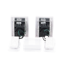 (Caseta Wireless) Kit Hub controlador, 2 atenuadores, 2 controles remotos, 2 base mesa y 2 tapas.