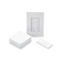 (Caseta Wireless) Kit Hub controlador, atenuador (dimmer), control y tapa.