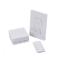 (Caseta Wireless) Kit Hub controlador, atenuador (dimmer), control y tapa.
