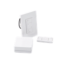 (Caseta Wireless) Kit Hub controlador, atenuador (dimmer), control y tapa.