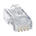 Plug RJ45 Cat5e, Para Cable UTP de Calibres 24-26 AWG, Chapado en Oro de 50 Micras, Paquete de 50 Piezas