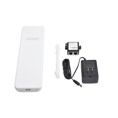 Punto de Acceso Super WiFi y PTMP , Antena Sectorial Integrada de 70°, Hasta 500 m de Cobertura, Doble Banda en 2.4 y 5 GHz AC, Hasta 256 Usuarios Concurrentes, Soporta Fichas-Vouchers.