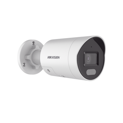 [ PROTECCIÓN ACTIVA ] Bala IP 4 Megapixel / Imagen a Color 24/7 (ColorVu) / PoE / Lente 2.8 mm / Luz Blanca 40 mts / Exterior IP67 / Luz Intermitente y Alerta de Audio / ACUSENSE (Filtro de Falsas Alarmas) / WDR 130 dB / Captura Facial / Micro SD