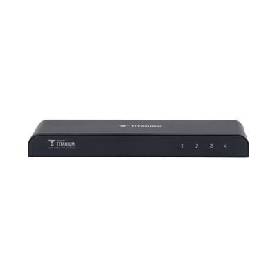 Divisor (Splitter) HDMI 4K de 1 Entrada a 4 Salidas (Simultaneas) / Soporta 4K×2K / Soporta hasta 4 equipos con conexión en Cascada / HDMI 3D  / HDR / HDMI 1.4 /  HDCP 1.4  / Audio PCM / Longitud del cable de entrada ≤30m y salida ≤25m.