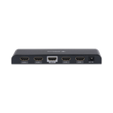 Divisor (Splitter) HDMI 4K de 1 Entrada a 4 Salidas (Simultaneas) / Soporta 4K×2K / Soporta hasta 4 equipos con conexión en Cascada / HDMI 3D  / HDR / HDMI 1.4 /  HDCP 1.4  / Audio PCM / Longitud del cable de entrada ≤30m y salida ≤25m.