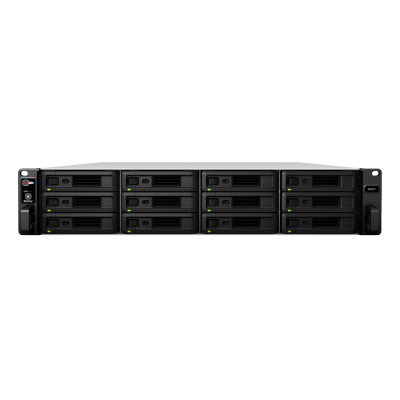 Unidad de Expansión Synology RX1217/RX1217RP | 12 Bahías de Disco | Compatible con SATA 3.5” y 2.5” | Expansión de Volumen en Línea | Fuentes de Alimentación Redundantes (RX1217RP) | Administración con