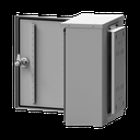 Gabinete de Exterior con Preparación para Instalación en Muro o Poste (355 X 406 X 170 mm).