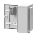 Gabinete de Exterior con Preparación para Instalación en Muro o Poste (355 X 406 X 170 mm).