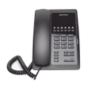 Teléfono IP para Hotelería, profesional con 6 teclas programables para servicio rápido (Hotline), plantilla personalizable con PoE