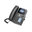 Teléfono IP empresarial para 4 Líneas SIP con 2 pantallas LCD, 6 teclas BLF/DSS, puertos Gigabit y conferencia de 3 vías, PoE