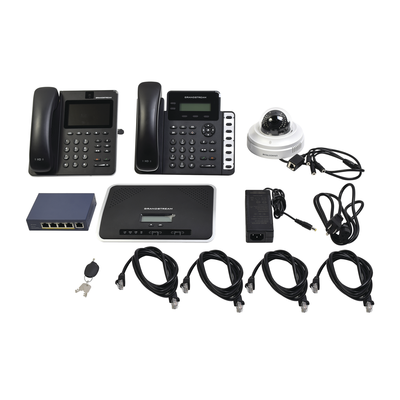 Maletin con equipos demo de video y VoIP GrandStream