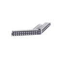 Patch Panel Z-Max de 48 Puertos, Blindado, Precargado con Jacks Categoría 6A, Angulado, 1UR