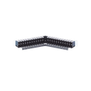 Patch Panel Z-Max de 48 Puertos, Blindado, Precargado con Jacks Categoría 6A, Angulado, 1UR