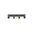 Placa Acopladora de Fibra Óptica Quick-Pack, Con 6 Conectores LC/UPC Duplex (12 Fibras), Para Fibra Monomodo, Azul
