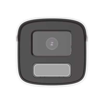 Bala IP 4 Megapixel / ACUSENSE Lite (Detección de Movimiento en Humanos y Vehículos) / Lente 4 mm / Imagen a Color 24/7 / Luz Blanca 50 mts / Exterior IP67 / WDR 120 dB / PoE / Onvif