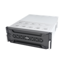 NVR 12 Megapixel (4K) / 256 canales IP / 24 Bahías de Disco Duro / 4 Puertos de Red / Soporta RAID con Hot Swap / NVR