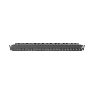 Patch Panel ZMAX with Jack UTP CAT6A 24 Port 1U Black