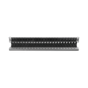 Patch Panel ZMAX with Jack UTP CAT6A 24 Port 1U Black