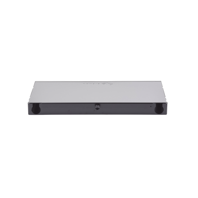 Panel de Conexión de Fibra para Rack de 19in, Bandeja Fija, Acepta 3 Placas Quick Pack, Hasta 72 Fibras, 1 UR
