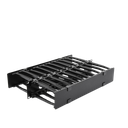 Organizador de Cable Horizontal RouteIT, Doble, Para Rack de 19in, 6in de profundidad, 2UR