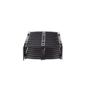 Organizador de Cable Horizontal RouteIT, Doble, Para Rack de 19in, 4in de profundidad, 2UR