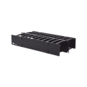 Organizador de Cable Horizontal RouteIT, Doble, Para Rack de 19in, 4in de profundidad, 2UR