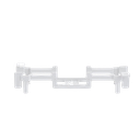 Bracket para Montaje de Regleta S66, Acepta 1 Regleta M150 y 1 Conector de 25 Pares de Cada Lado