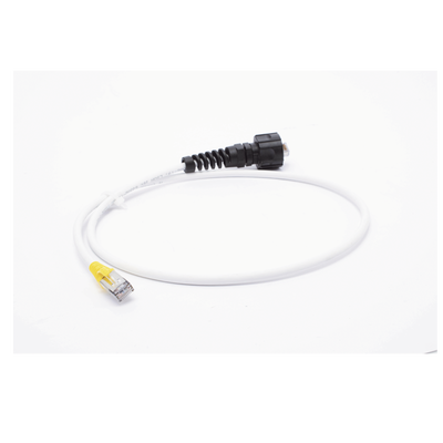 (XC6A-S10-B05) Patch Cord RJ45 Cat6A S/FTP T568A/B CM/LS0H1 Blanco Amarillo 3.05 Metros (10 Pies)