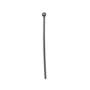 Cincho de Nylon 6.6 de Bloqueo, 203 mm largo x 2.5mm ancho, Color Negro, Exterior Resistente a Rayos UV, Paquete de 100pz