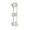 Bracket para Montaje de Regleta S66, Acepta 1 regleta M150, 6 conectores de 25 pares