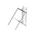Montaje para Panel Solar de Poste o Torre Galvanizado Electrolítico (Ver Compatibilidad).