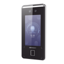 Terminal Min Moe WiFi de Reconocimiento Facial ULTRA RÁPIDO (Exterior IP65) / Hasta 1.5 mts en lectura / Soporta P2P Hik-Connect / 3,000 Usuarios /QR y Videoportero (ambientes de bajo ruido)