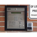 Control de acceso / Gabinete empotrable / 2 puertas / 3000 números telefónicos / 11 dígitos / Directorio en pantalla / Lineas A/D