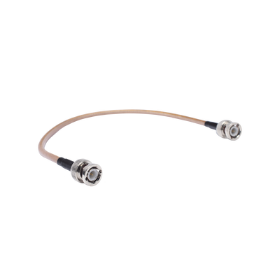 Jumper de 30.5 cm con cable RG142 BNC Macho a BNC Macho.