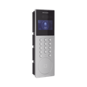 Videoportero IP Multiapartamento con Reconocimiento Facial / Llamada a App HikConnect (requiere monitor) / Protección IP65 / Apertura por Rostro, Tarjeta o App