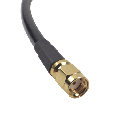 Cable LMR-240 de 60 cm con conectores N Macho y SMA Macho Inverso.