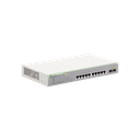 Switch PoE+ Gigabit WebSmart de 10 puertos 10/100/1000 Mbps (2 x Combo) + 2 puertos gigabit SFP (Combo), 75 W