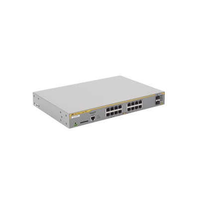 Switch Administrable Capa 3, 16 puertos 10/100/1000 Mbps + 2 puertos SFP Gigabit