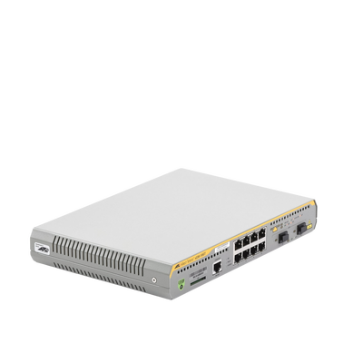 Switch Administrable Capa 3, 8 puertos 10/100/1000 Mbps + 2 puertos SFP Gigabit