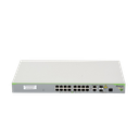 Switch PoE+ Administrable CentreCOM FS980M, Capa 3 de 16 Puertos 10/100 Mbps + 2 puertos RJ45 Gigabit/SFP Combo, 250W